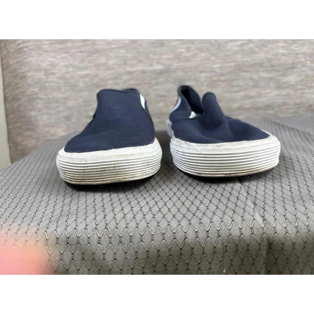 Original Penguin Shoes Mens Size 7 Blue Canvas Slip On Casual Comfort Sneakers